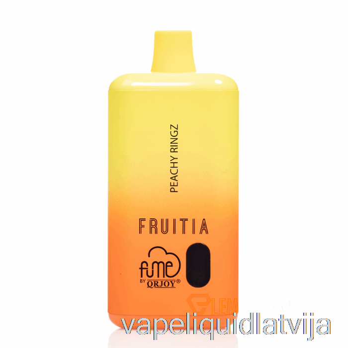 Fruitia X Fume 8000 Vienreizējās Lietošanas Persiku Ringz Vape šķidrums